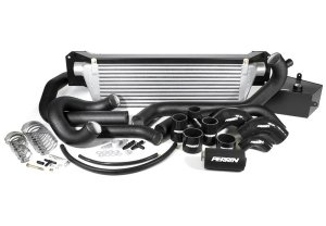 Subaru WRX STI Intercooler Core + Mounting Beam - Front - Perrin Performance - Silver - `15-`21 Subaru WRX STI Intercooler Core + Mounting Beam - Front - Perrin Performance - Silver - `15-`21